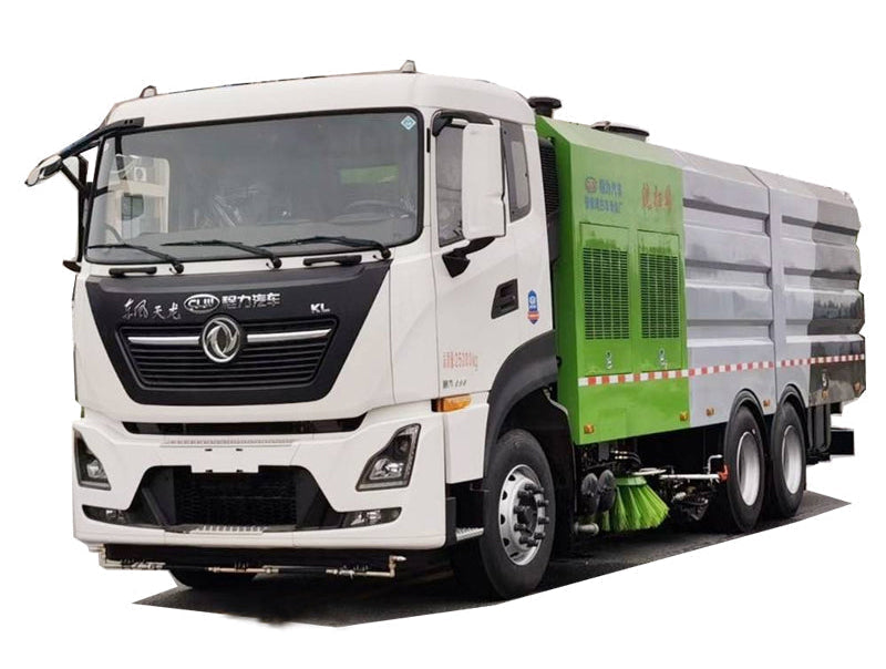 Dongfeng 6x4 Моющая и подметающая машина, 10 куб. м для мусора, 12 куб. м для воды.