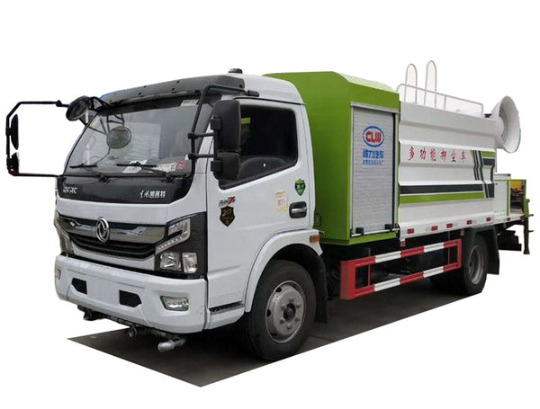 Грузовик Dongfeng 4x2 8000л с установленной пушкой для распыления тумана