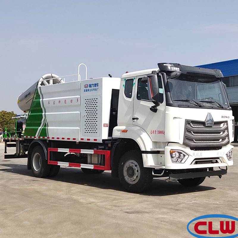 HOWO 4x2 14000L truck mounted mist cannon truck