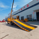 HOWO  4*2 Clearance truck with crane heavy machine