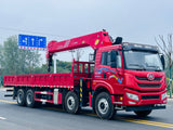 FAW 8×4 360 л.с. Кран с телескопической стрелой