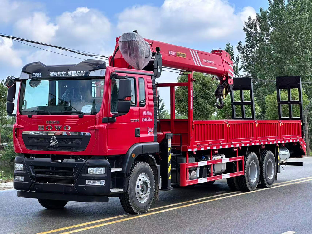 HOWO 6×4 кран-манипулятор Palfinger14T с телескопической стрелой