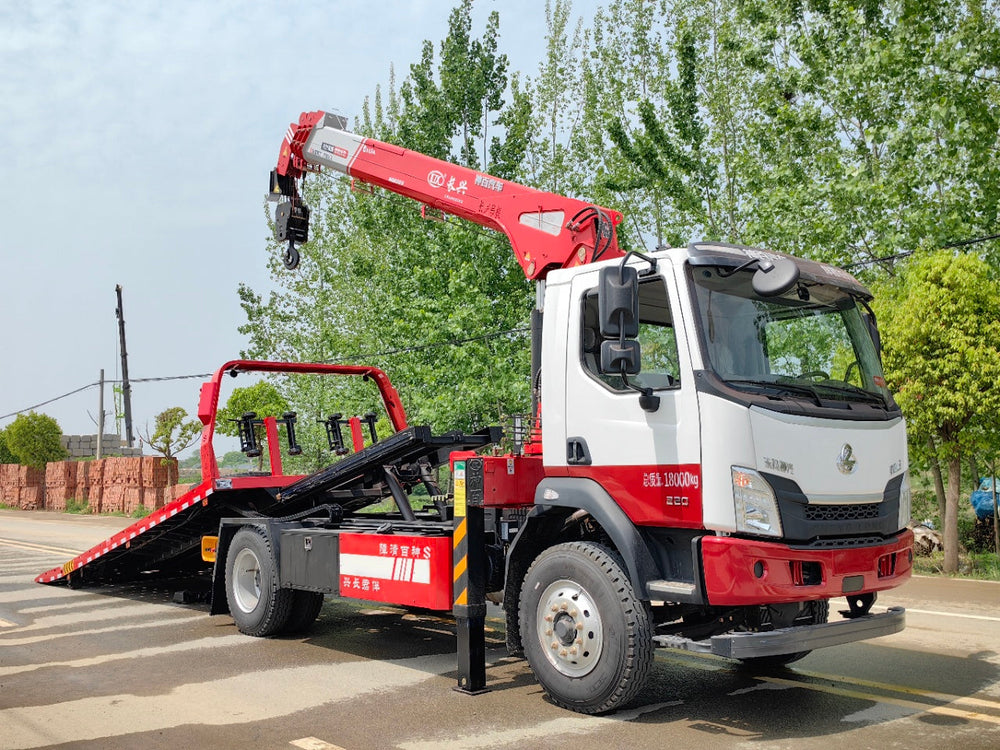 Эвакуатор DongFeng 8Т с краном CX 8Т