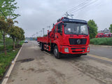 Кран-манипулятор DongFeng с грейферным захватом и самосвальной платформой