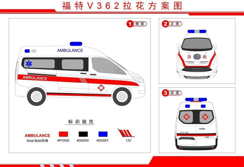 Ford Transit V362, средняя колесная база, средняя крыша, дизельная машина скорой помощи