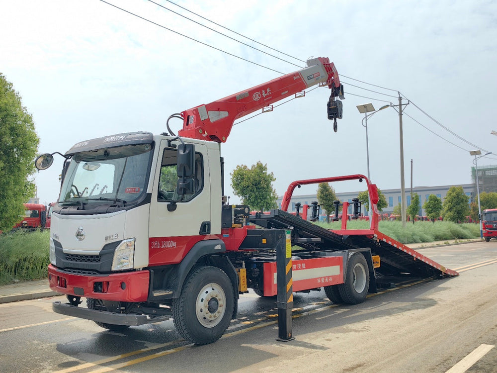 Эвакуатор DongFeng 8Т с краном CX 8Т