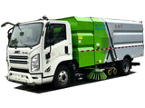 JiangLing 4X2 моющая и подметающая машина, бак для воды 5 куб.м, мусорный бак 4 куб.м.