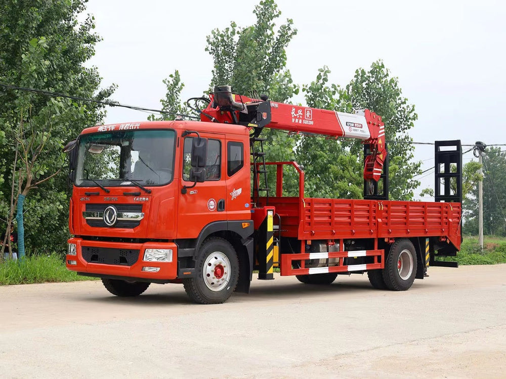 Кран-манипулятор DongFeng E6 200 л.с. с шарнирно-сочлененной стрелой