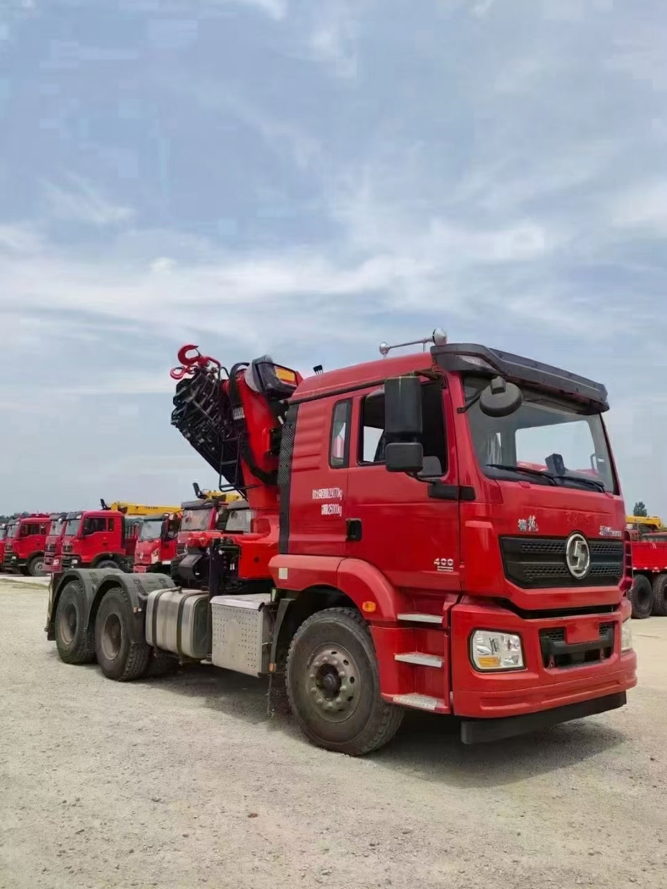 SHACMAN 6×4 кран-манипулятор