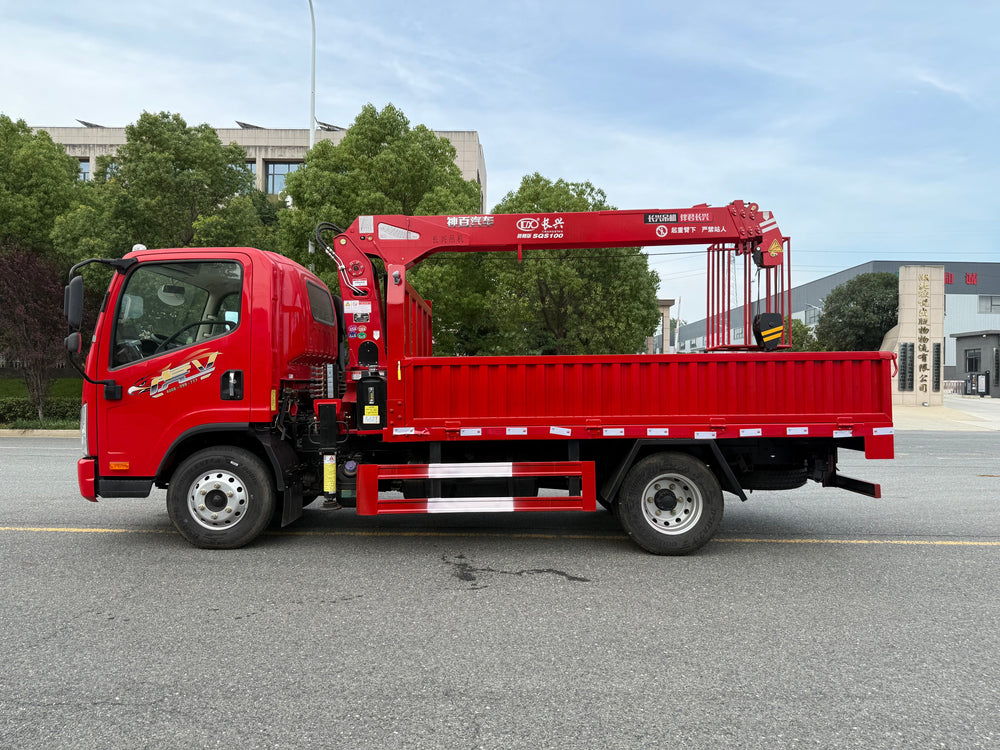 Кран-манипулятор FAW 150 л.с. 4T с телескопической стрелой