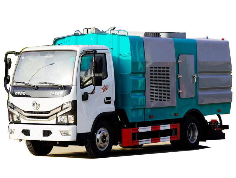 Дорожный пылесос Dongfeng 4x2, бак для воды 1 куб. м, бункеры для мусора 4 куб. м