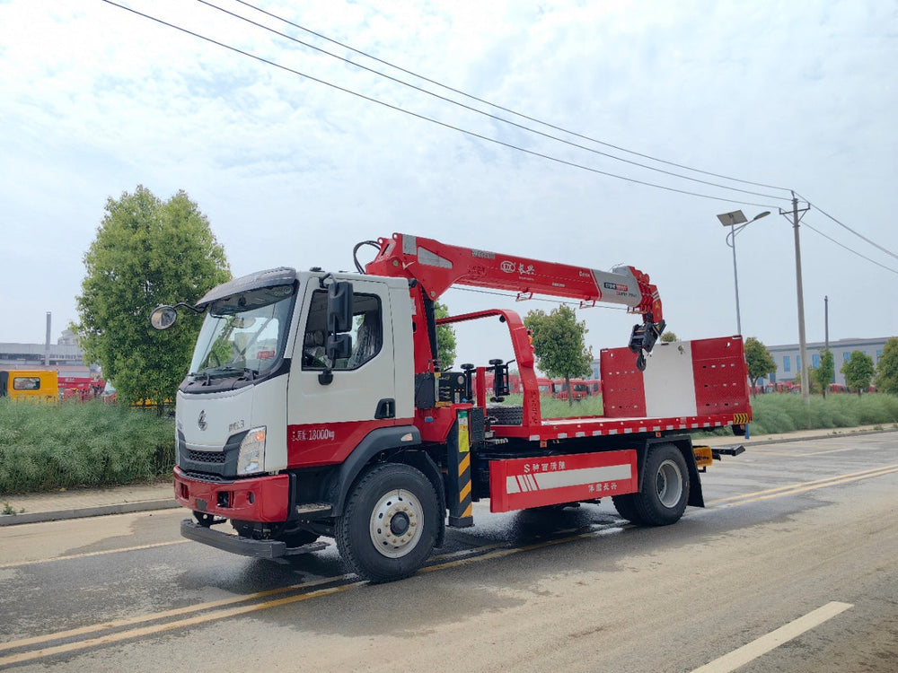Эвакуатор DongFeng 8Т с краном CX 8Т