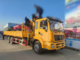 DongFeng V6 6×4 14Т кран с шарнирно-сочлененной стрелой