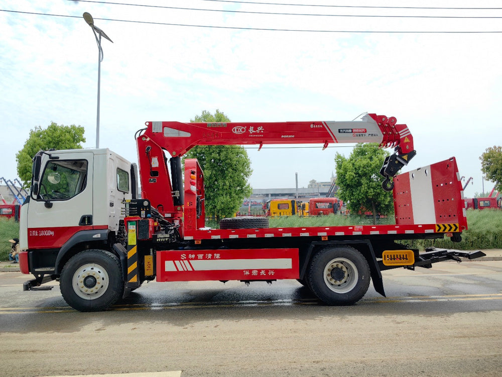 Эвакуатор DongFeng 8Т с краном CX 8Т