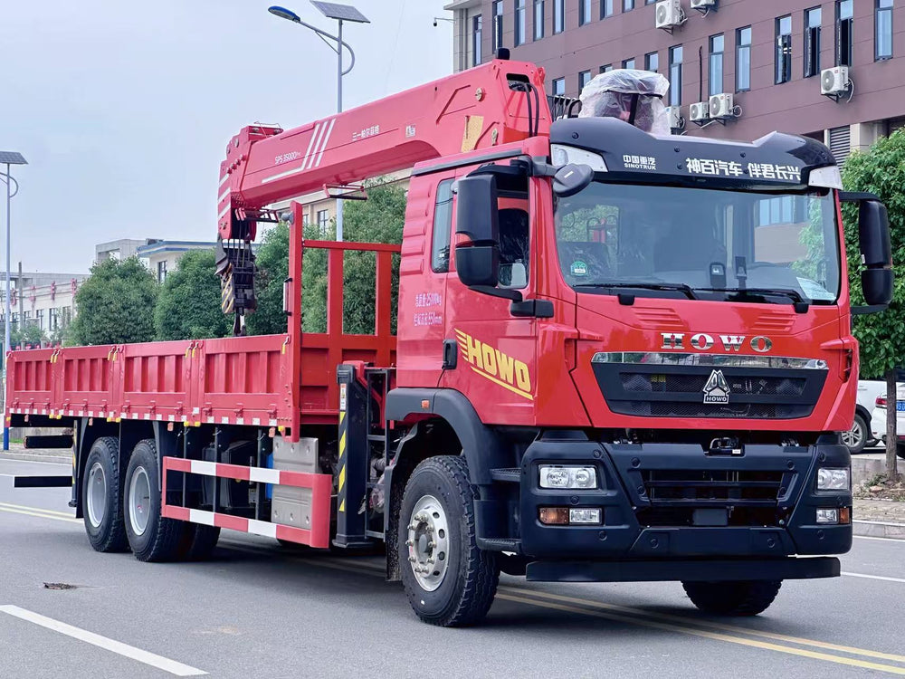 HOWO TX Кран с телескопической стрелой Palfinger 14Т