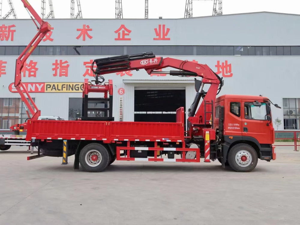 Кран-манипулятор DongFeng E6 200 л.с. с шарнирно-сочлененной стрелой