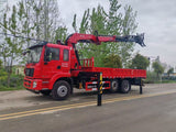Кран-манипулятор DongFeng с грейферным захватом и самосвальной платформой