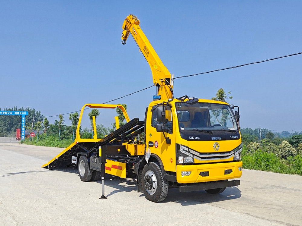 Эвакуатор DongFeng 6Т с краном